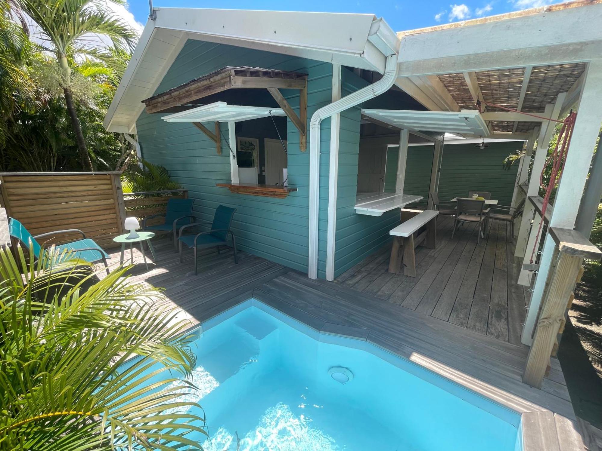 Tres Joli Bungalow Et Sa Petite Piscine Privee Riviere-Salee Exterior foto